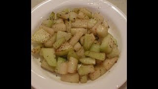 Simple Delicious Sauteed Kohlrabi [upl. by Uthrop]