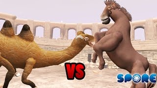 Camel vs Horse  Beast Arena S2E12  SPORE [upl. by Allis603]