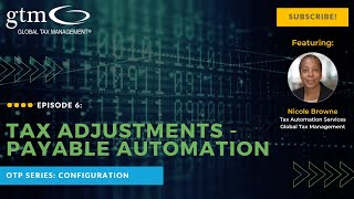 Tax Adjustments – Payable Automation [upl. by Davine]