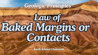 Geologic Principles Law of Baked Margins Or Contacts [upl. by Eeraj]