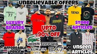 Unbelievable Offers 😱  Upto 90 Off  PoloneckTshirtsJeans  Branded Clothes in Mumbai [upl. by Anitsuj]