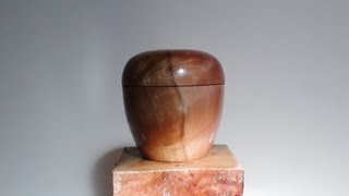 Turning A LIDDED BURL BOX [upl. by Douty]