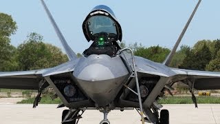 F22 Raptor Demo  Quonset Air Show 2014 [upl. by Leanard]