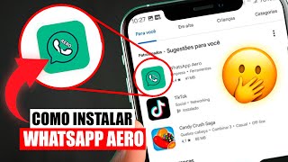 COMO INSTALAR WHATSAPP AERO MUITO FÁCIL  NOVO MÉTODO 2024 [upl. by Atrice]