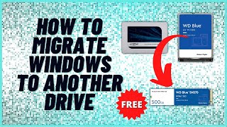 How to Migrate Windows to Another Drive [upl. by Ocimad]