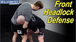 How to Defend Against a Front Headlock by David Heineman [upl. by Assillam]