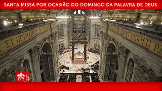 22 de janeiro de 2023 Missa por ocasião do Domingo da Palavra de Deus  Papa Francisco [upl. by Persons]