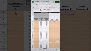 Free payroll spreadsheet template tool [upl. by Awram]