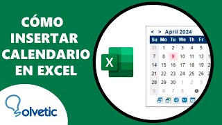 Como Insertar Calendario en Excel [upl. by Chao]