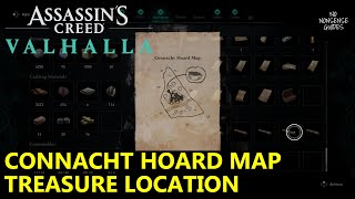 Connacht Hoard Map AC Valhalla Treasure Location [upl. by Otxis382]