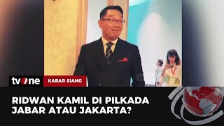 Ridwan Kamil Gamang Jakarta atau Jabar  Kabar Siang tvOne [upl. by Nnitsuj541]