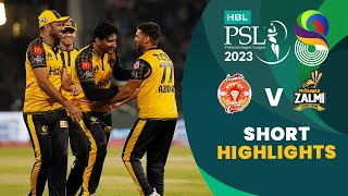 Short Highlights  Islamabad United vs Peshawar Zalmi  Match 32  HBL PSL 8  MI2T [upl. by Idnar424]