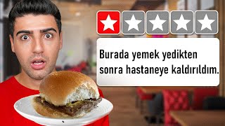 Türkiyenin En Düşük Puanlı Restoranlarını Test Ettik [upl. by Puklich642]