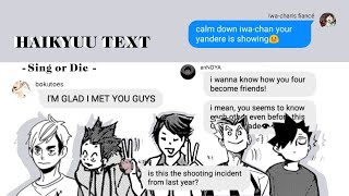 How The Squad Met Each Other  BoKuroKawaAtsuTen  Haikyuu Texts [upl. by Yauqram]