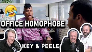 Key amp Peele  Office Homophobe REACTION  OFFICE BLOKES REACT [upl. by Leonid]