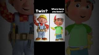 Twin bob the builder handy Manny ￼ [upl. by Ellenod]