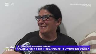 Scampia la terza vittima e la protesta degli sfollati  Estate in diretta 24072024 [upl. by Jean]