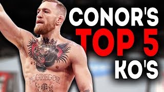 Conor McGregors Best Knockouts Highlights [upl. by Nanice79]