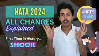 NATA 2024 New Exam Pattern  All Changes Explained in Detail [upl. by Teloiv]