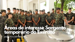 Oportunidades para Sargento temporário do Exército com nível técnico [upl. by Ddahc923]