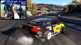 Forza Motorsport DRIFT  Ford Mustang RTR Steering Wheel Gameplay Thrustmaster T300RS [upl. by Ylelhsa]