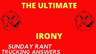 The Unblinking Eye  Sunday Rant  Trucking Answers [upl. by Niffirg508]