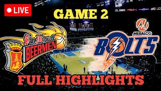 Meralco Bolts vs San Miguel Full Game Highlights  PBA LIVE TODAY [upl. by Worrell]