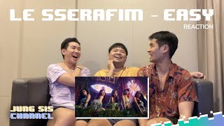 LE SSERAFIM 르세라핌  EASY MV amp Performance แบบใหม่แต่สับไหมอีกเรื่อง Reaction By จองเวรซิส [upl. by Pevzner]