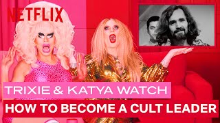 Drag Queens Trixie Mattel amp Katya React to How to Become A Cult Leader  I Like to Watch  Netflix [upl. by Chapnick]