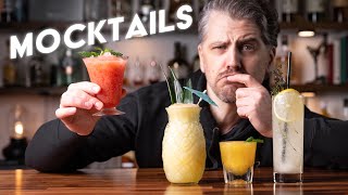 Mocktails 4 TASTY non alcoholic drinks to try at home [upl. by Naujet]