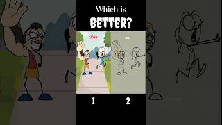 2014 vs 2024  which is better animation meme memes [upl. by Nonnek]