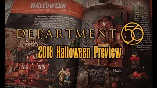 2018 Department 56 Halloween Preview [upl. by Elmo152]