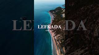 Lefkada Greece from the air djimini3 drone beach [upl. by Enecnarf936]