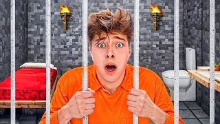 LOCKED IN MINECRAFT PRISON FOR 24 HOURS [upl. by Nakah]