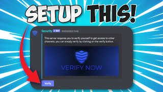 How To Make A DISCORD Verification System In 2024 [upl. by Zonda]