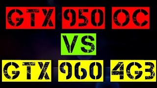 Разогнанная GTX 950 VS GTX 960 [upl. by Gibeon564]