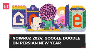 Nowruz 2024 Google celebrates Persian new year with doodle [upl. by Soule733]