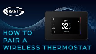 Grant Aerona Smart Controller  Pairing wireless thermostats [upl. by Leyla3]