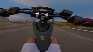 Husqvarna 701 fmf  FULLSEND amp wheelies  GoPro pov [upl. by Cheng]