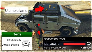 The BEST and Most POWERFUL Way To Use an RC Hummer on GTA Online [upl. by Bez]