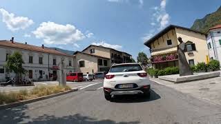 24072022 Driving through the small village of Kobarid Slovenia [upl. by Llirpa]