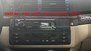 BMW E46 Aftermarket Radio Install amp Helpful Tips [upl. by Cower]