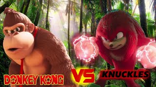 Donkey Kong vs knuckles [upl. by Townsend]