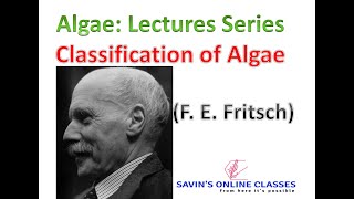 Classification of algae by Fritsch [upl. by Salangia]