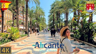 Walking Tour of Alicante Spain 🇪🇦  4K City Walk [upl. by Donalt]