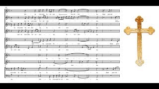 Stabat Mater D Scarlatti Score Animation [upl. by Yrehcaz126]