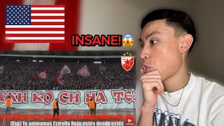 American Reacts To Loudest Football Chants  Cultural Shock [upl. by Yrtnej548]