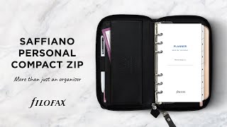 Plan your finances in style with Filofax Saffiano Personal Compact Zip [upl. by Janis]