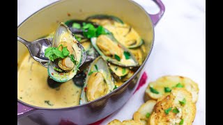 Mussels In Lemon Garlic Butter Sauce [upl. by Akcirret771]