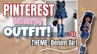 PINTEREST Decides my OUTFITS in Dress To Impress😳 [upl. by Marutani813]